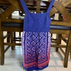 Columbia Women's Blue and Pink Casual Clear Coast Dress Size M